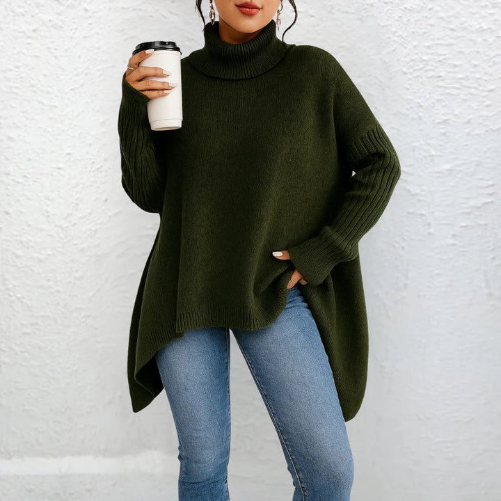 Maglione a collo alto Valentina verde