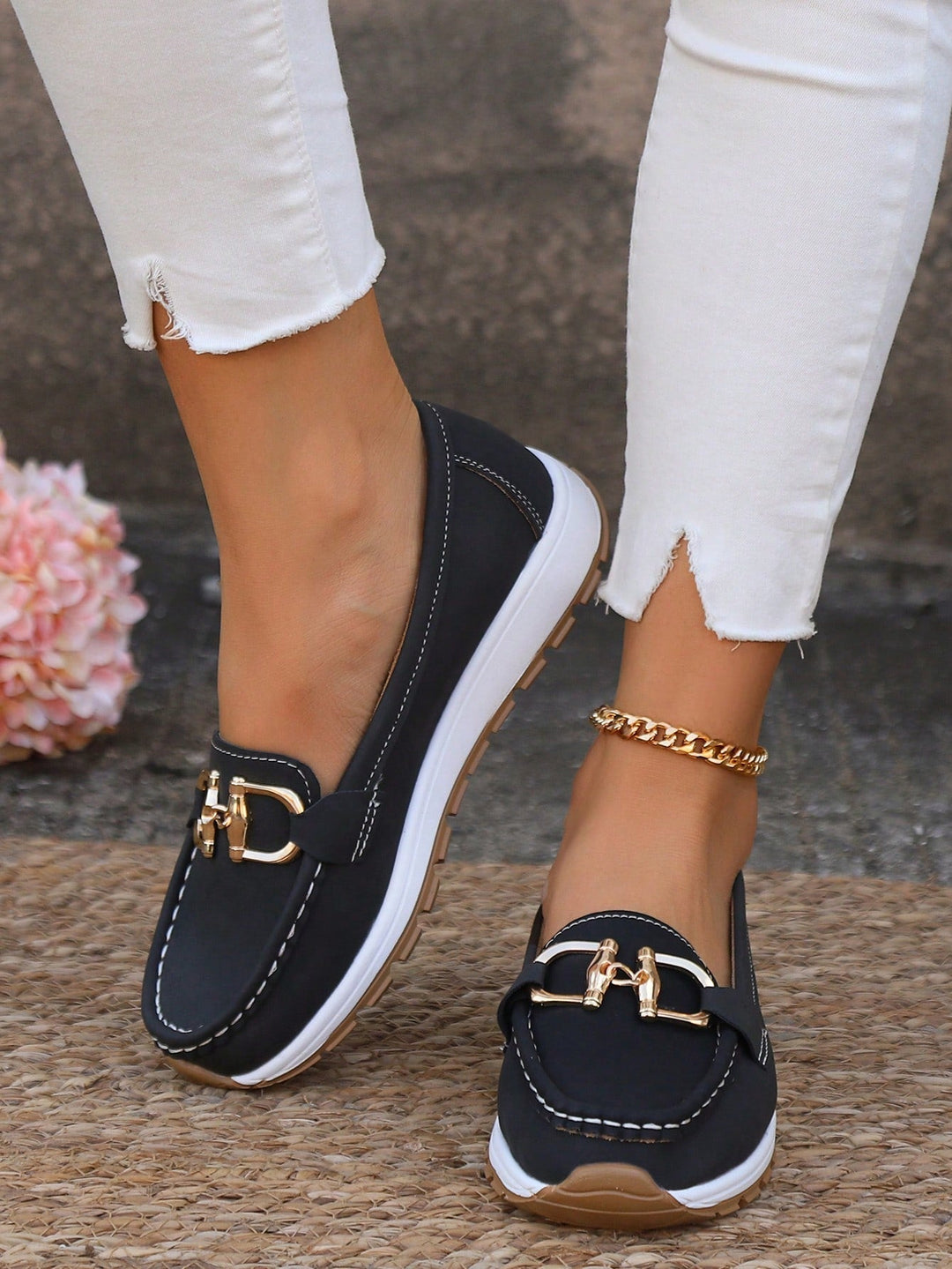 Elly | Mocassini Chic con Fibbia
