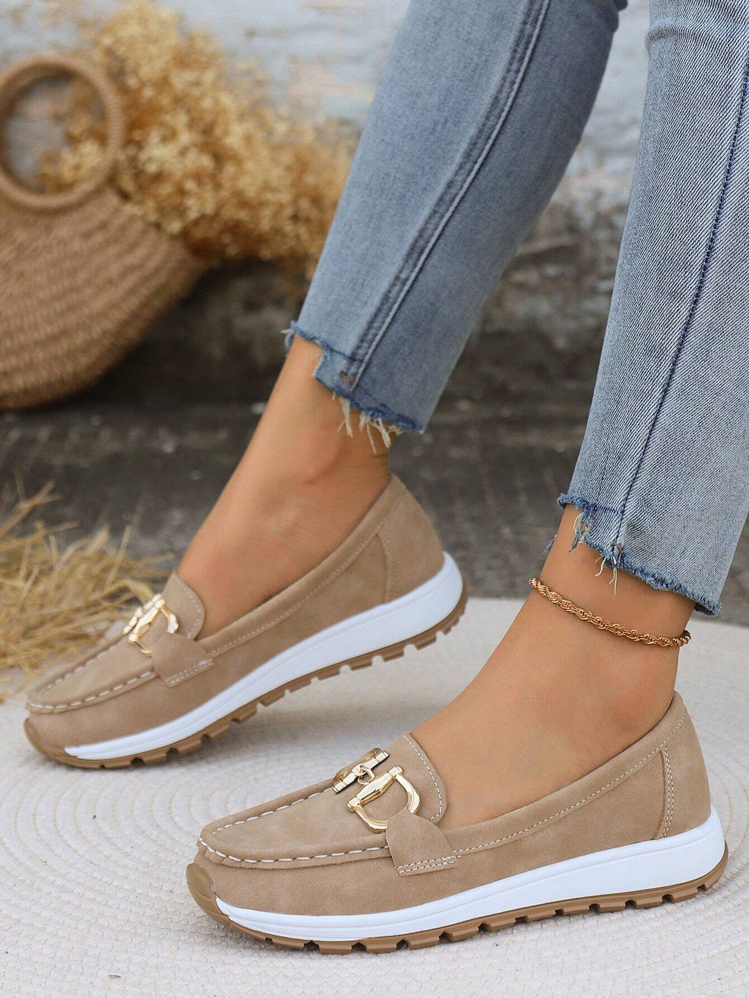 Elly | Mocassini Chic con Fibbia