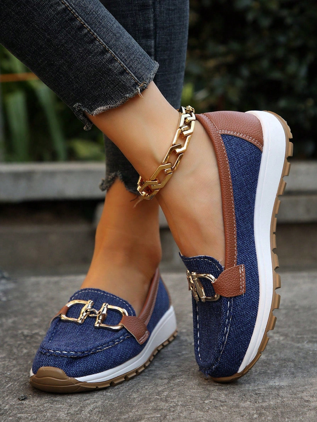Elly | Mocassini Chic con Fibbia