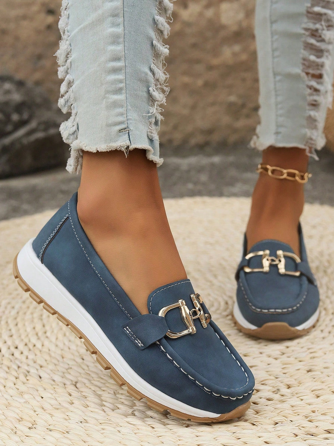 Elly | Mocassini Chic con Fibbia