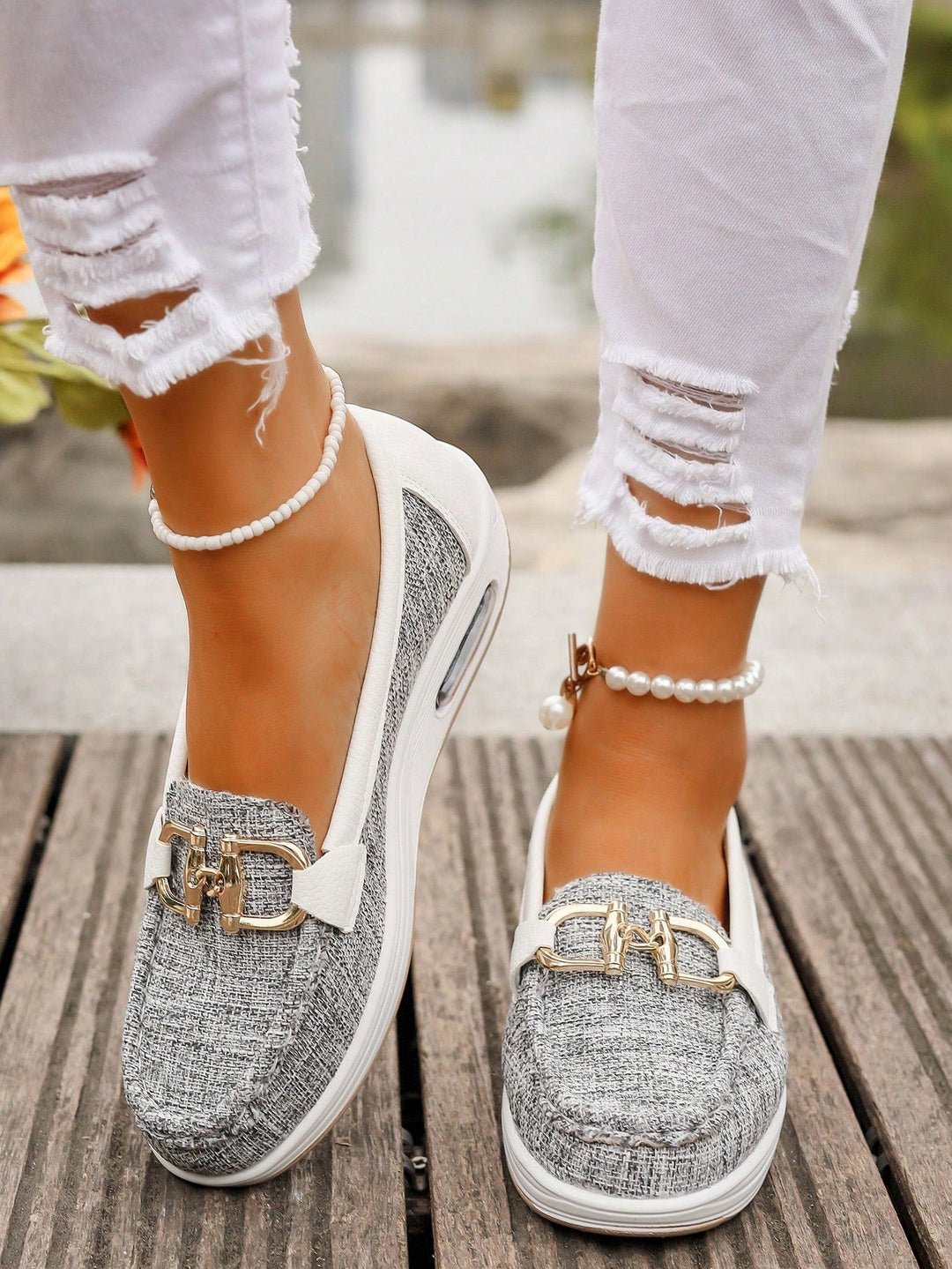 Elly | Mocassini Chic con Fibbia