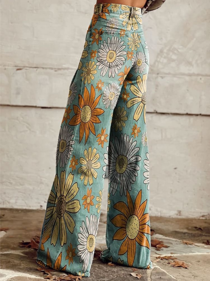 Cirilla | Pantaloni Palazzo A Fiori