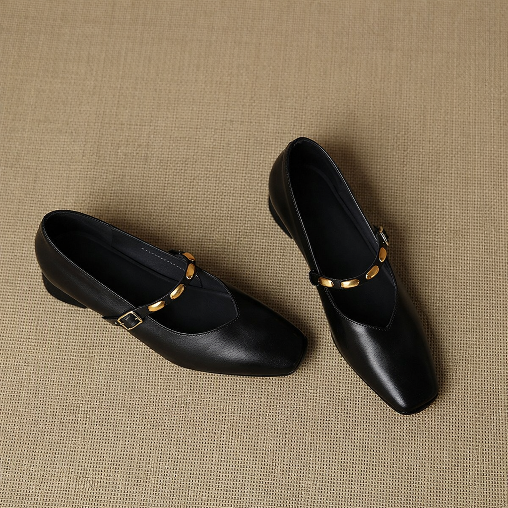 Zyra | Ballerine in Vera Pelle