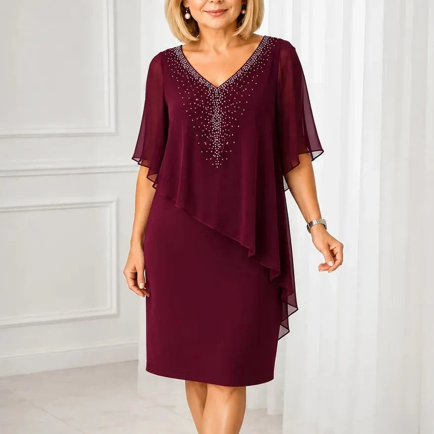 Joise | Vestito Elegante Drappeggiato
