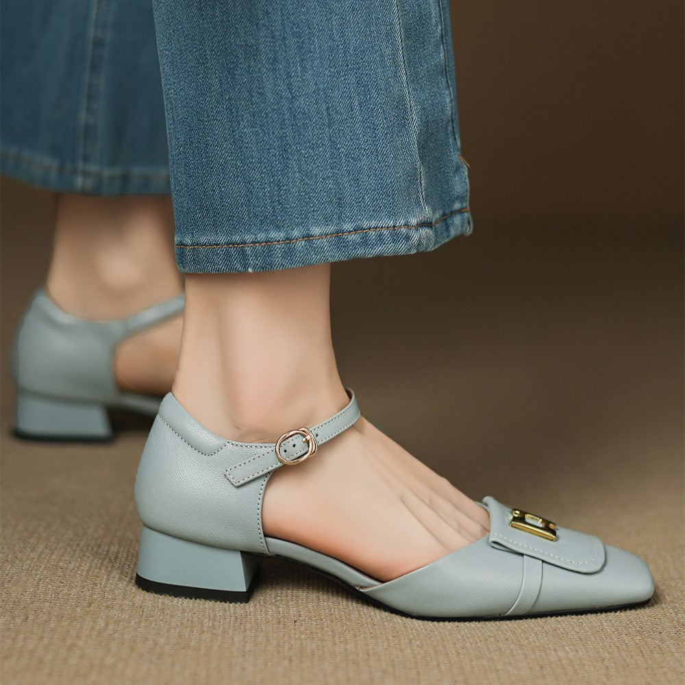 Elvane | Mary Jane In Pelle Con Fibbia