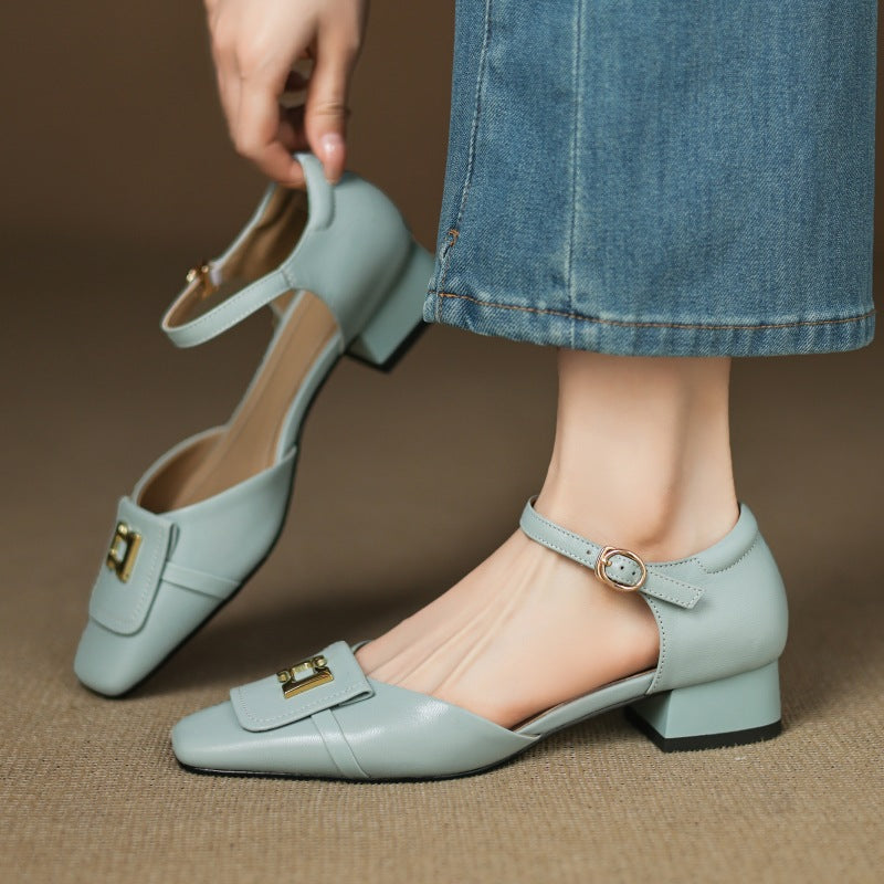 Elvane | Mary Jane In Pelle Con Fibbia
