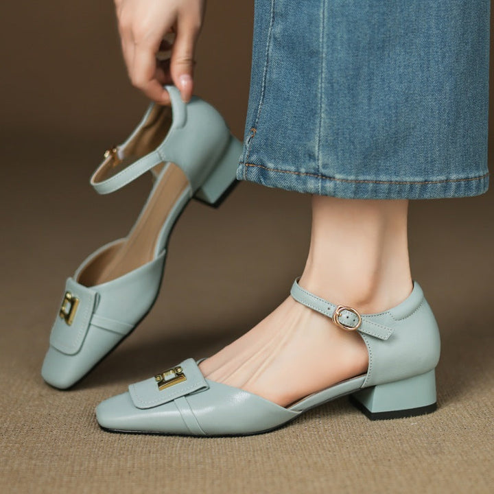Elvane | Mary Jane In Pelle Con Fibbia