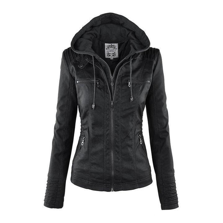Callista | Giacca Biker con Cappuccio