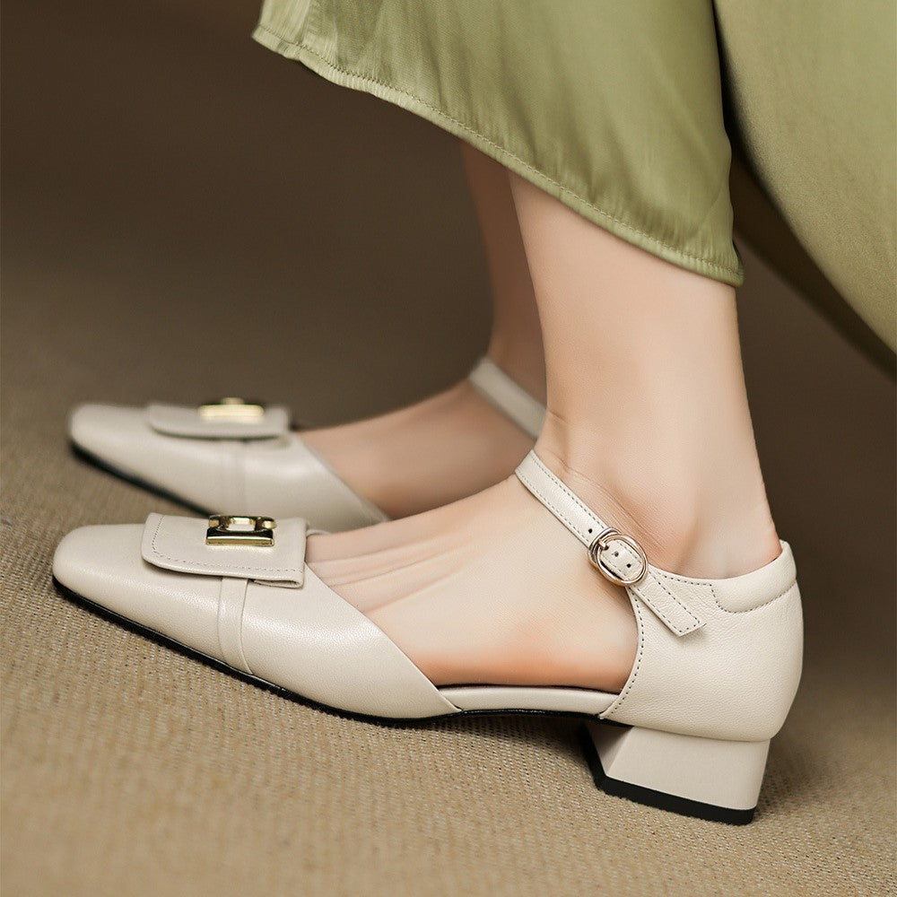 Elvane | Mary Jane In Pelle Con Fibbia