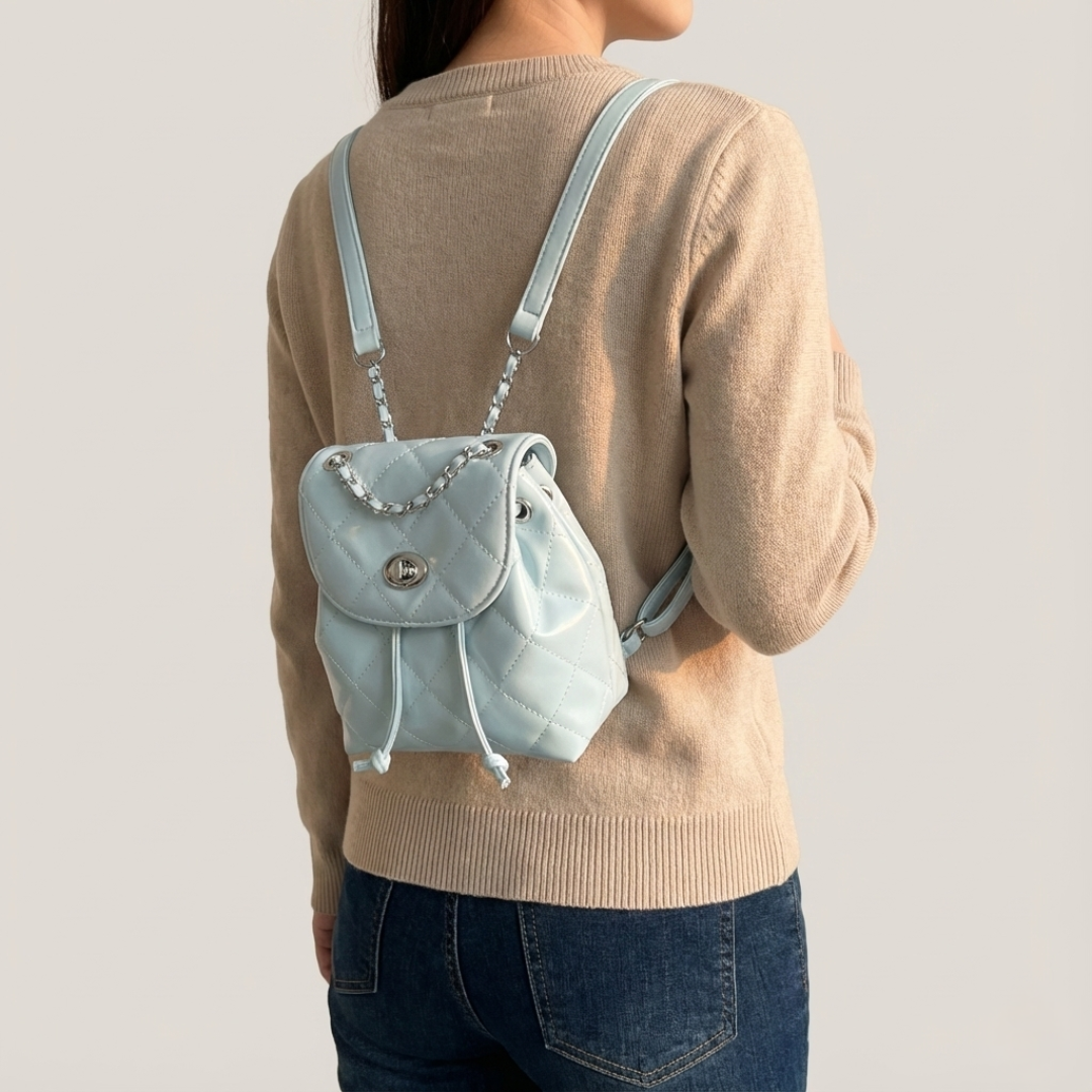 Vincenza | Borsa Trapuntata con Catena