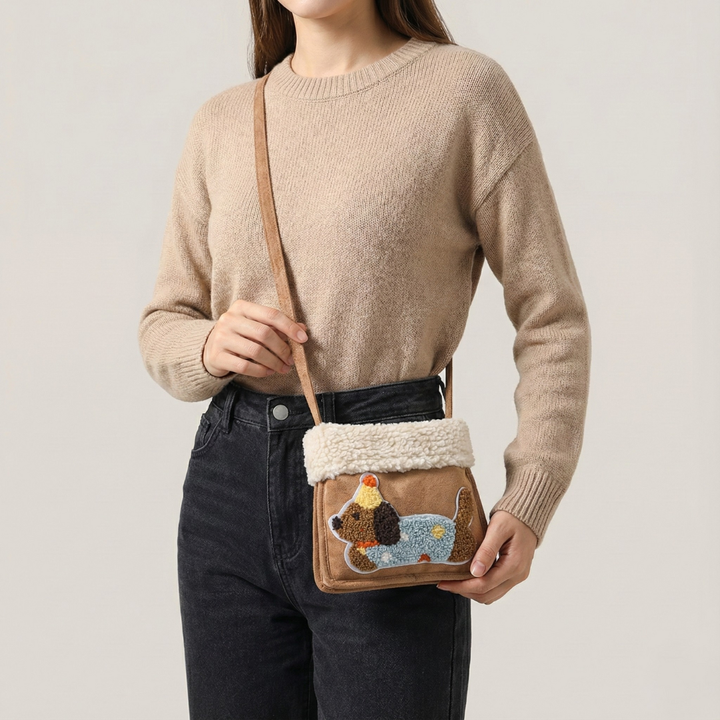 Lina | Borsa a Tracolla Ricamata