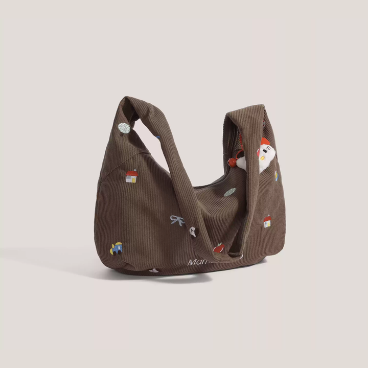 Corina | Borsa in Velluto a Coste
