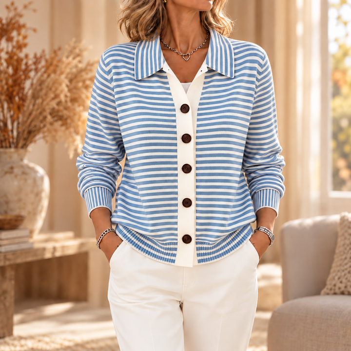 Lesley | Cardigan a Righe