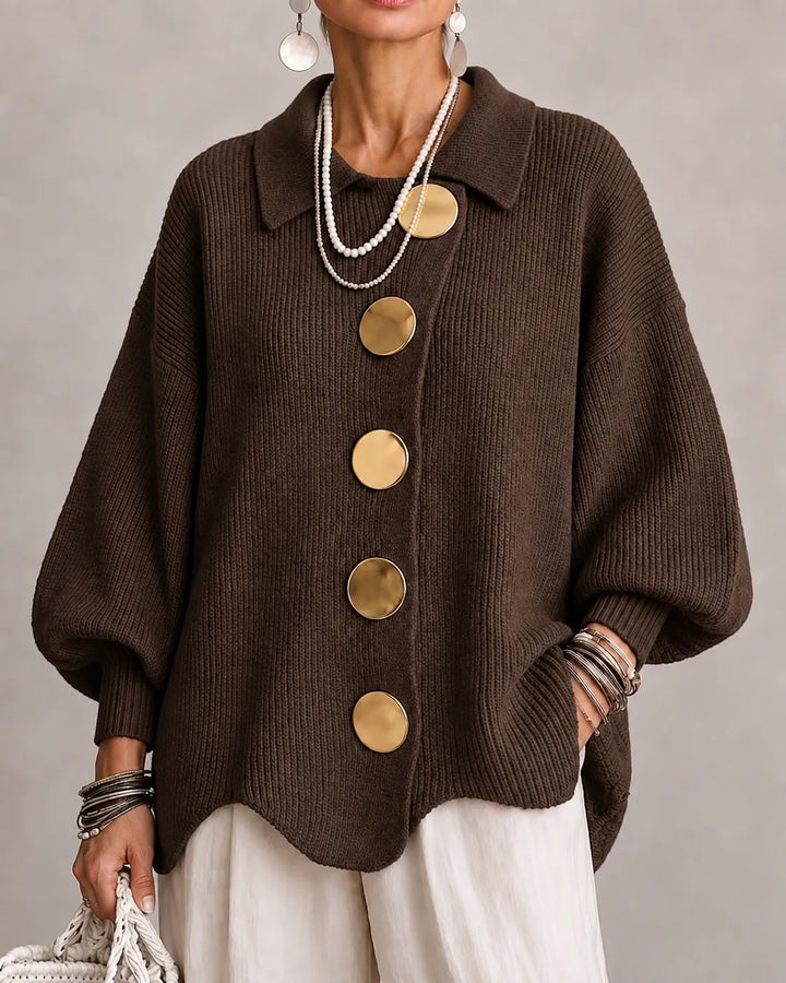 Eliana | Cardigan oversize con bottoni