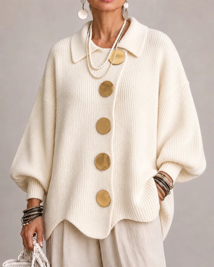 Eliana | Cardigan oversize con bottoni
