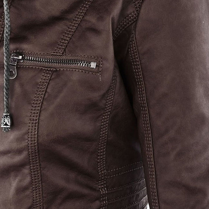 Callista | Giacca Biker con Cappuccio