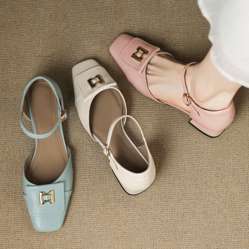 Elvane | Mary Jane In Pelle Con Fibbia