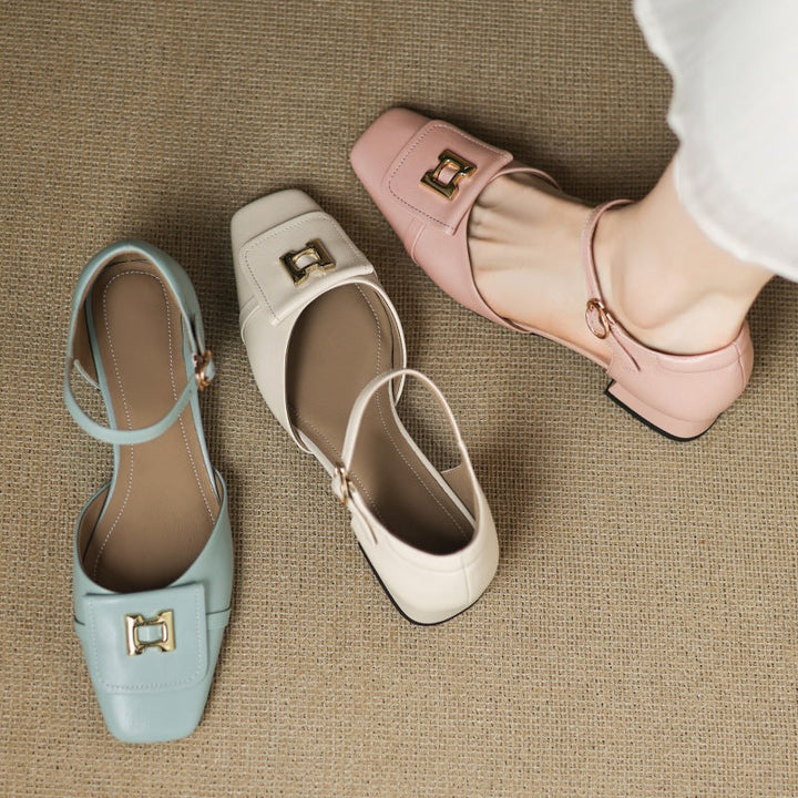 Elvane | Mary Jane In Pelle Con Fibbia