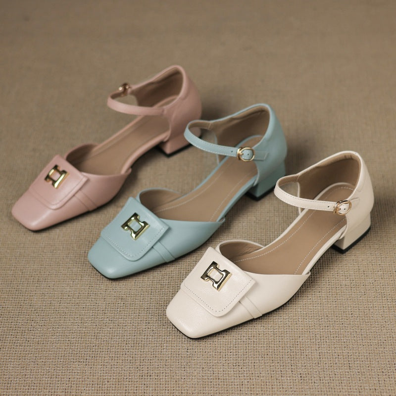 Elvane | Mary Jane In Pelle Con Fibbia