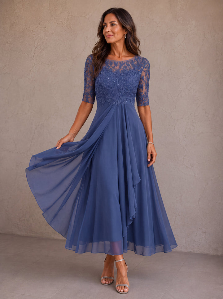 Abella | Vestito con Pizzo