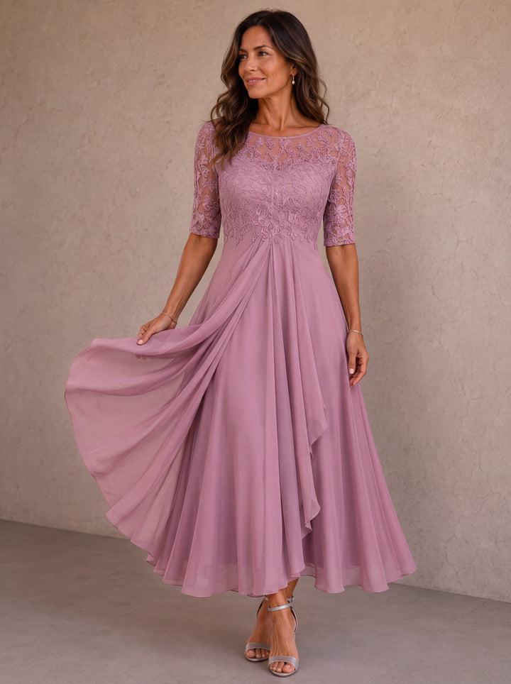 Abella | Vestito con Pizzo