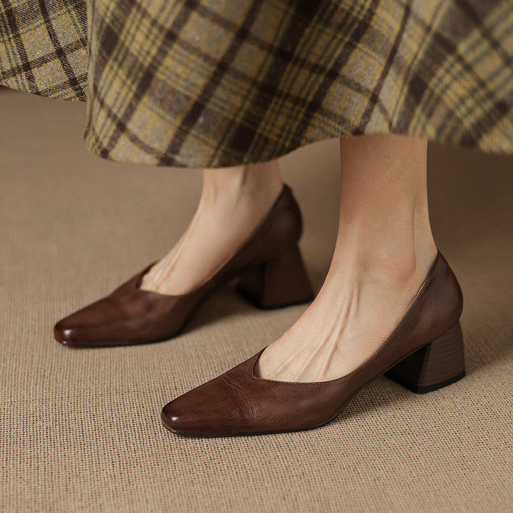 Zila | Scarpe con Tacco in Vera Pelle