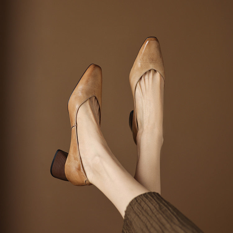 Zila | Scarpe con Tacco in Vera Pelle