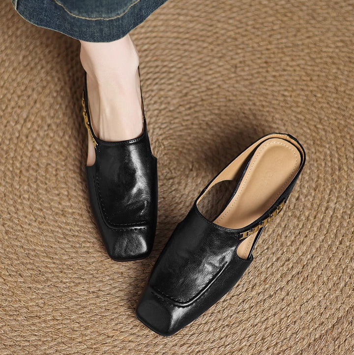 Avella | Mules In Pelle