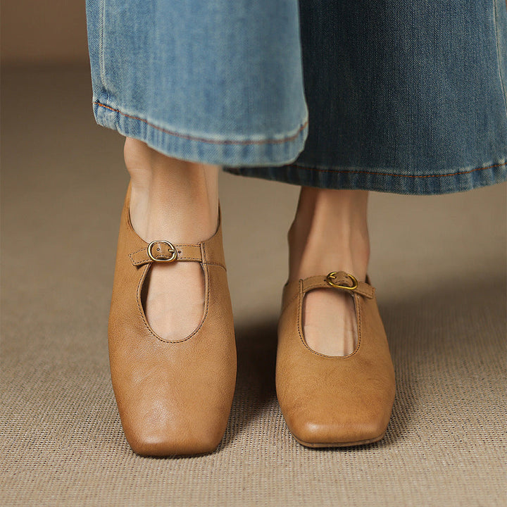 Elspeth | Ballerina Mary Jane con Tomaia Alta