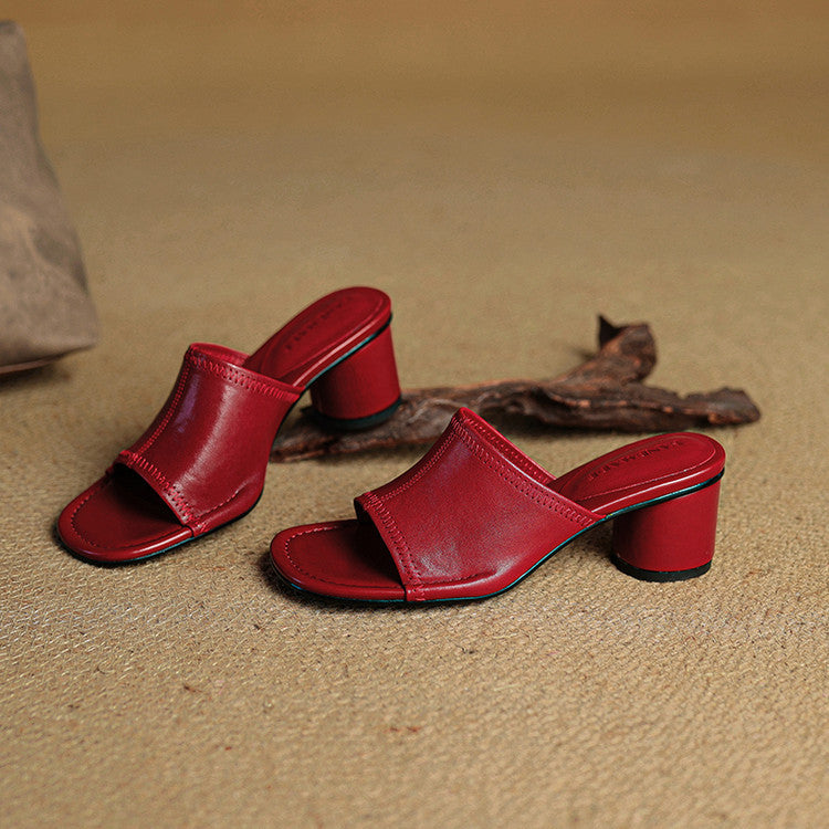 Amira | Mule in Vera Pelle