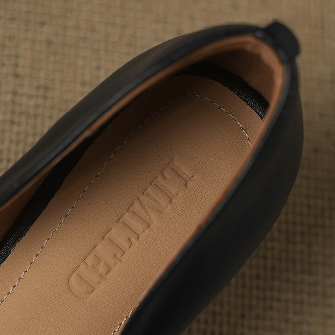 Calenne | Kitten Heel In Pelle