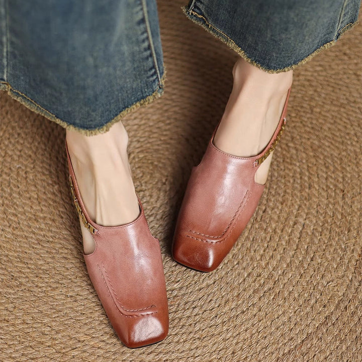 Avella | Mules In Pelle