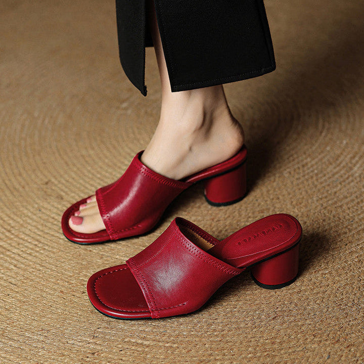 Amira | Mule in Vera Pelle