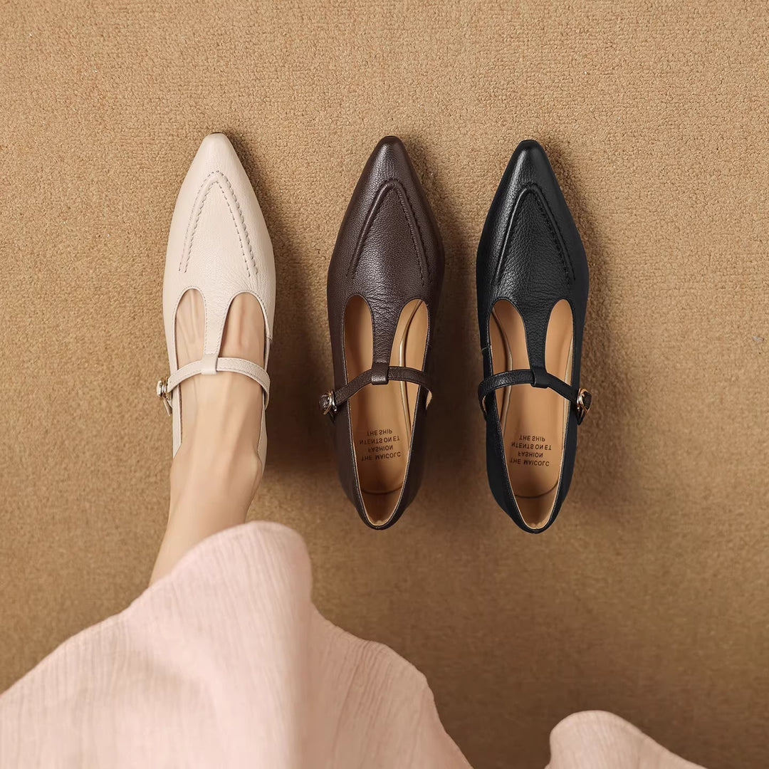 Tirea | Scarpe con Tacco in Vera Pelle