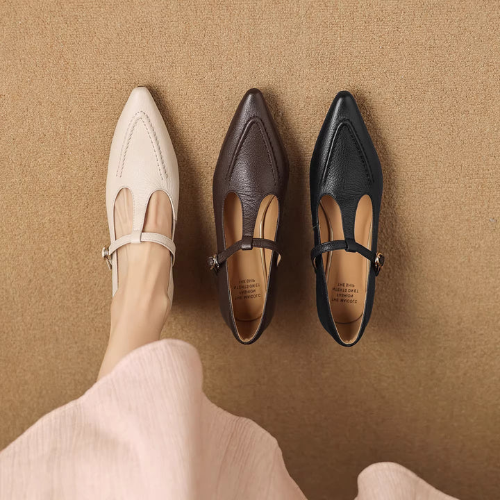 Tirea | Scarpe con Tacco in Vera Pelle