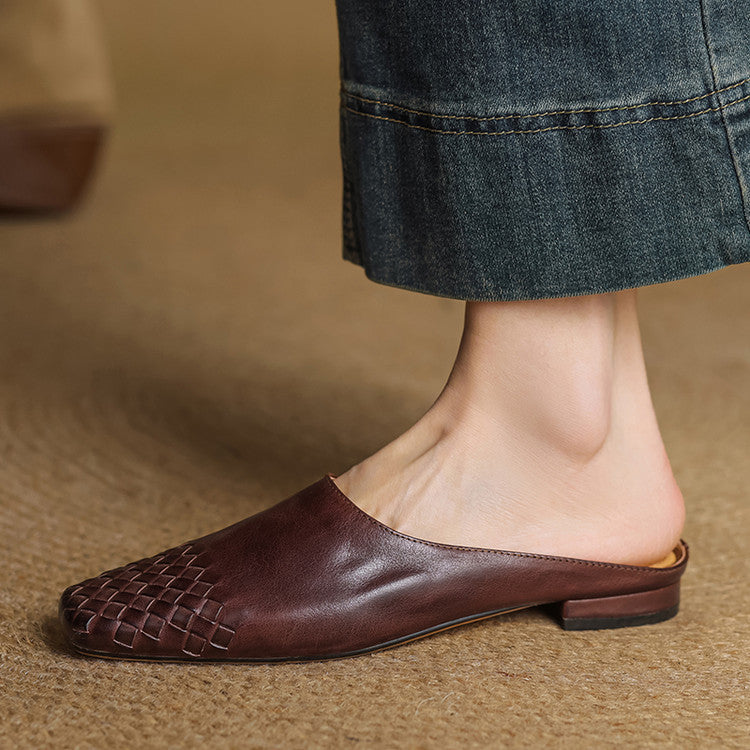Viola | Mules In Vera Pelle