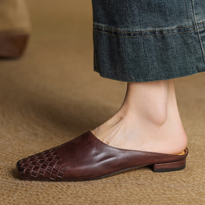 Viola | Mules In Vera Pelle