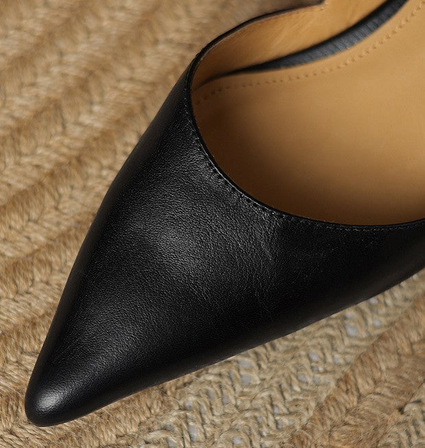 Ceyra | Kitten Heel In Pelle