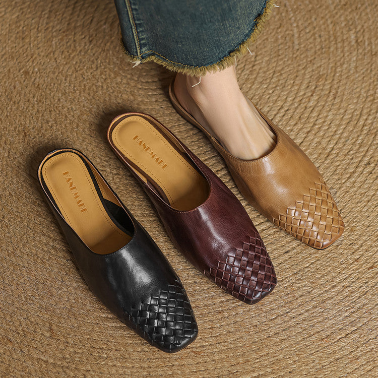 Viola | Mules In Vera Pelle