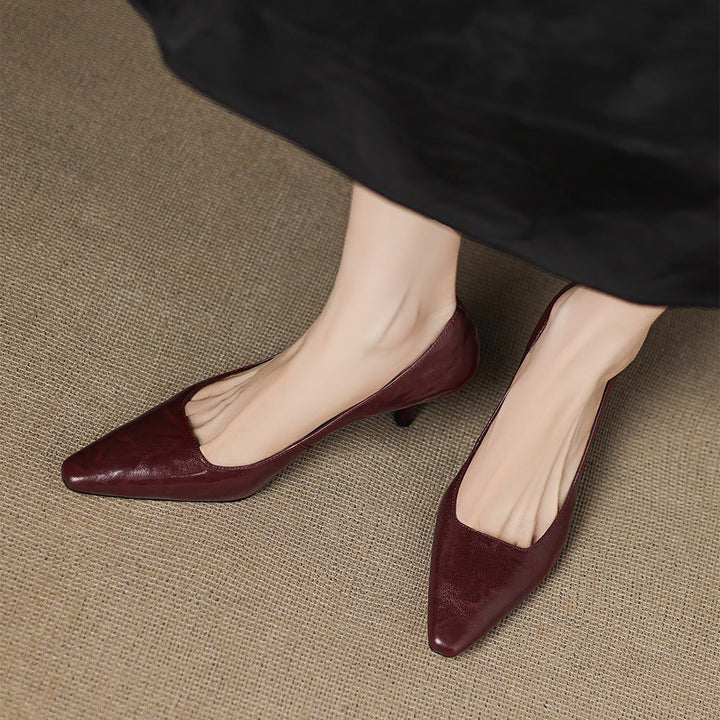 Zala | Scarpe con Tacco in Vera Pelle