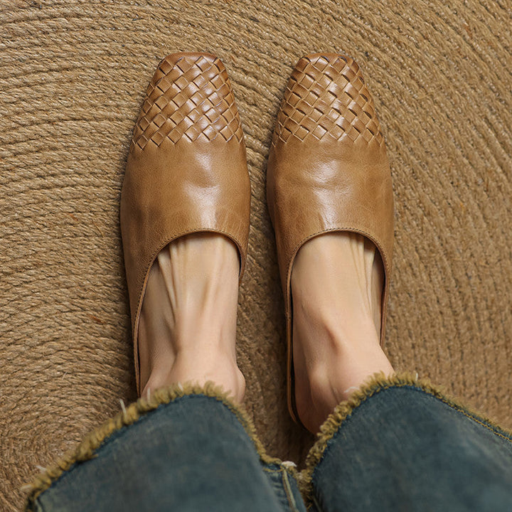 Viola | Mules In Vera Pelle