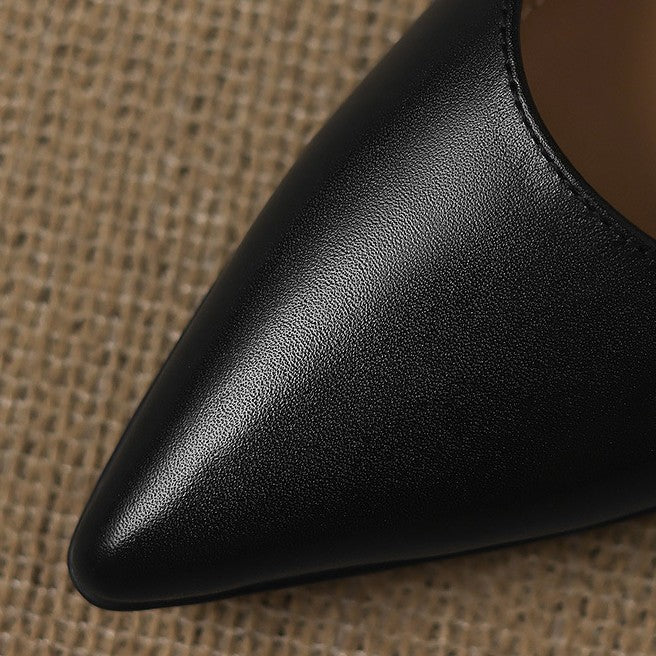 Calenne | Kitten Heel In Pelle
