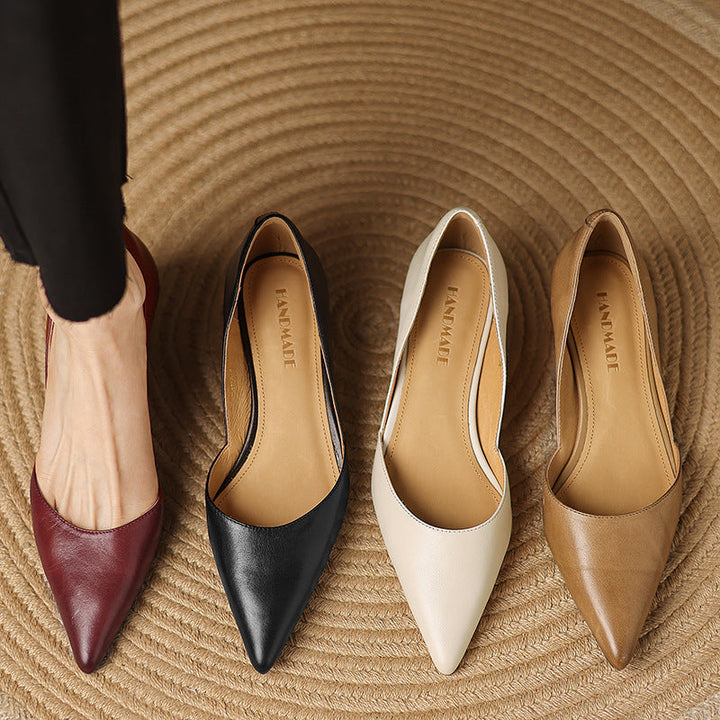 Ceyra | Kitten Heel In Pelle