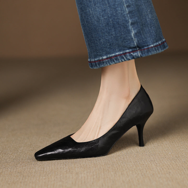 Zala | Scarpe con Tacco in Vera Pelle