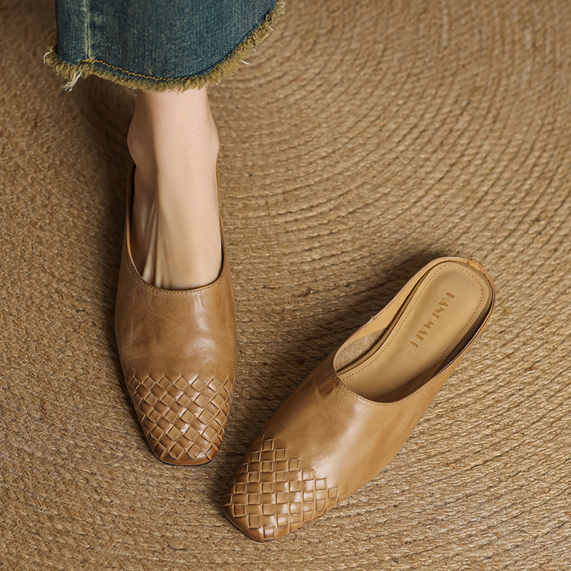 Viola | Mules In Vera Pelle