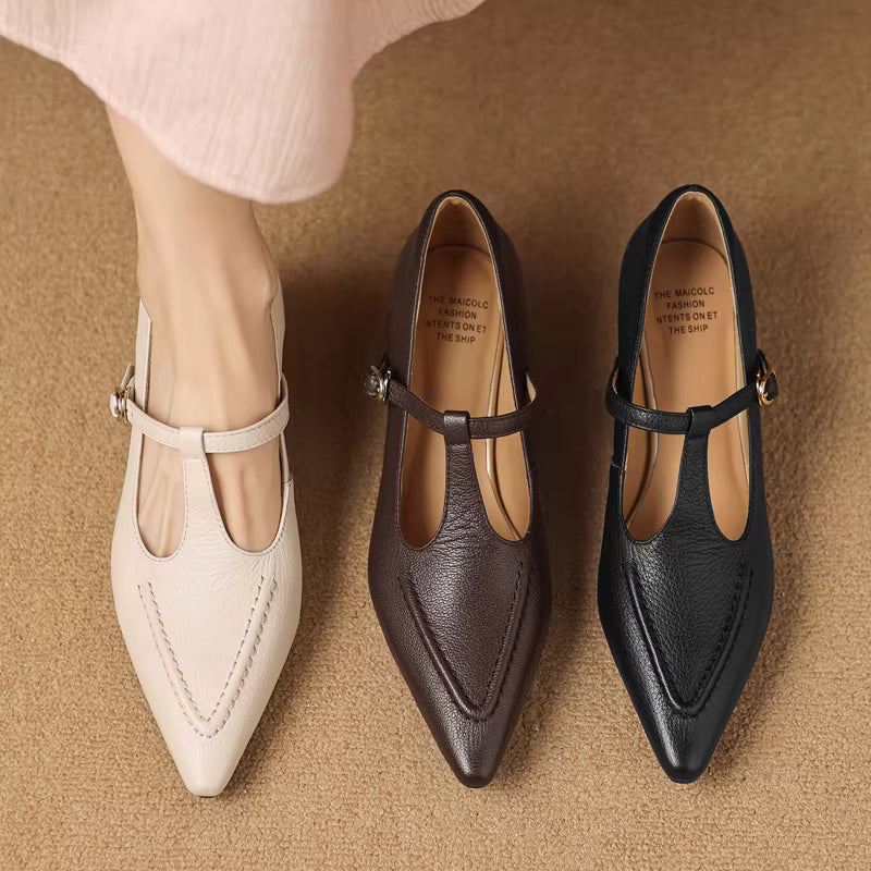 Tirea | Scarpe con Tacco in Vera Pelle
