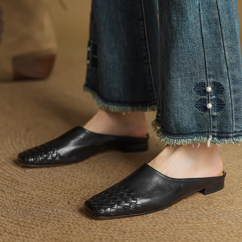 Viola | Mules In Vera Pelle