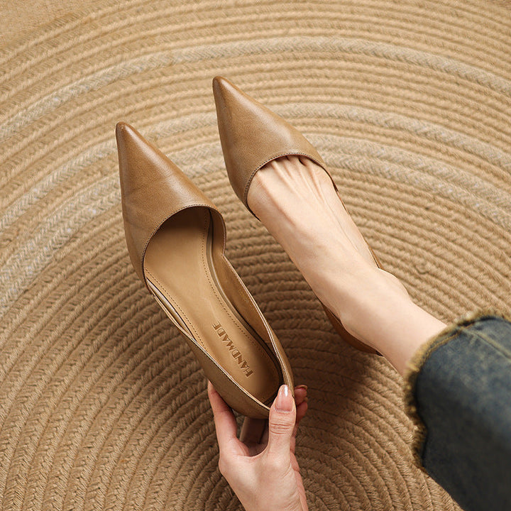 Ceyra | Kitten Heel In Pelle