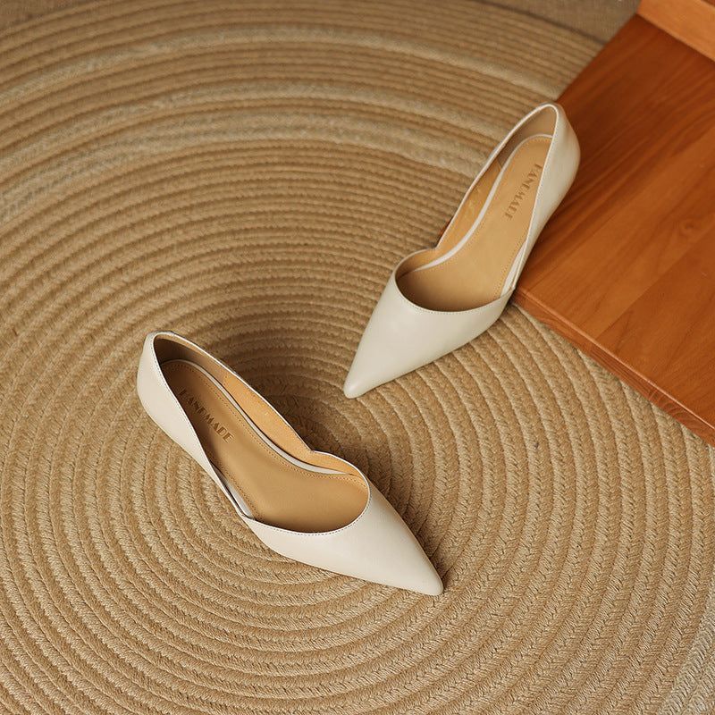 Ceyra | Kitten Heel In Pelle